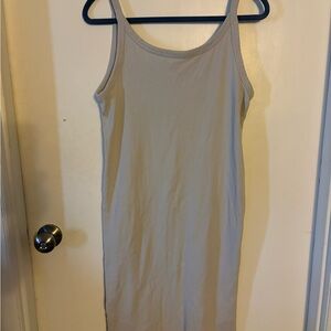 H&M Light Gray Ribbed Top